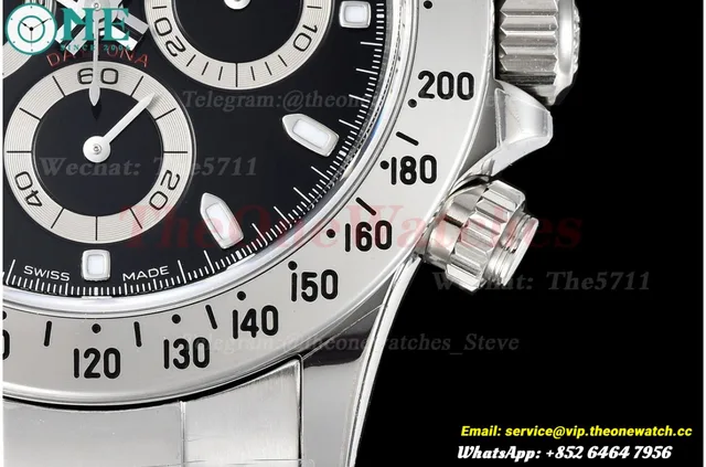 Daytona 116520 40mm SS/SS Black Dial VSF DD4130 — photo 8