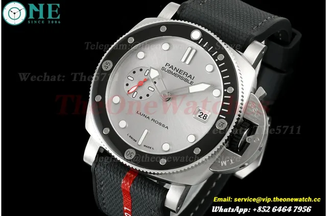 Submersible PAM1681 44mm SS/NY Silver Dial VSF P900