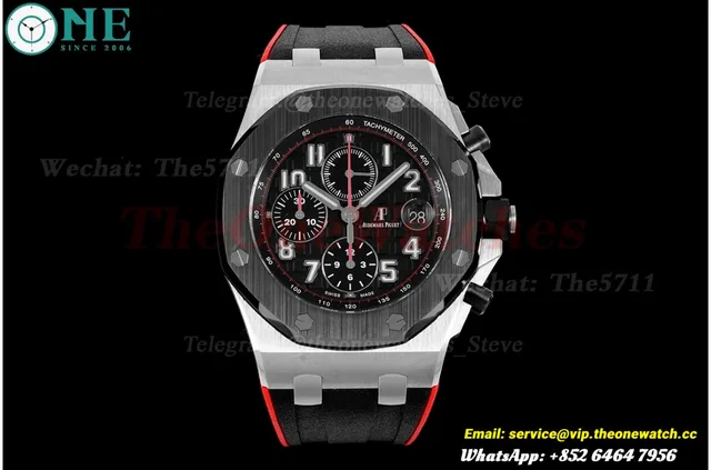 Royal Oak Offshore 42mm SS/RU Black/Black/Num JJF A3126 — photo 3
