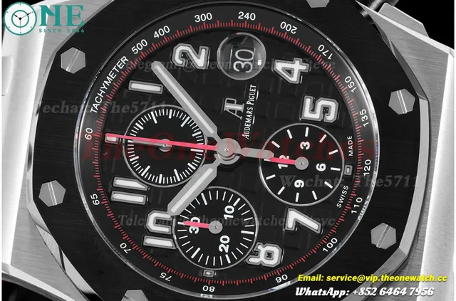 Royal Oak Offshore 42mm SS/LE Black/Black/Num JJF A3126 — photo 4