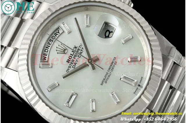 DayDate 228239 40mm SS/SS MOP/Dia VSF V2 DD3255 (Weighted Approx .182g) — photo 3