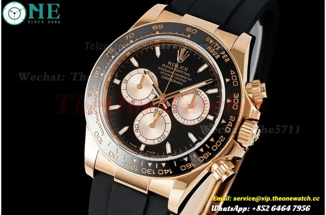 Daytona 126515 40mm RG/RU Black/Stk VSF V2 DD4131(Gain Weight)