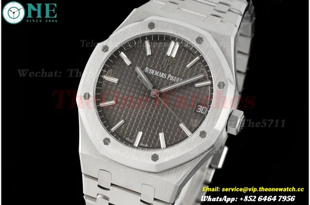 Royal Oak 41mm 15500 SS/SS Grey/Stk ZF V3 A4302 Super Clone
