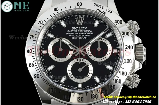 Daytona 116520 40mm SS/SS Black/Stk VF DD4130 — photo 2