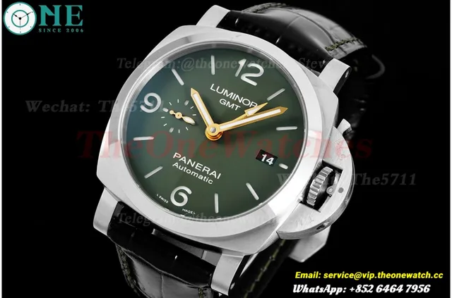 PAM1056 Luminor GMT 44mm SS/LE Green VSF P9011 Super Clone
