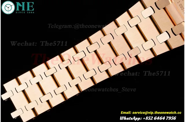 Royal Oak 15400 RG/RG Black/Stk APSF SA3120 Super Clone — photo 25
