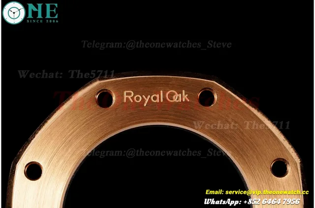 Royal Oak 15400 Frosted 41mm RG/RG White IPF SA3120 Super Clone — photo 21