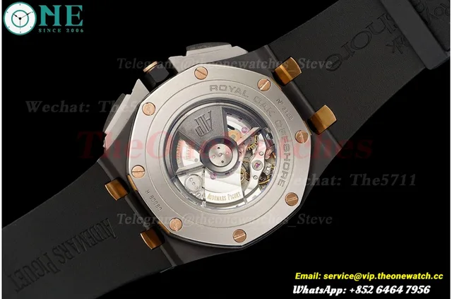 Royal Oak Offshore 26405CE 44mm Cer/RU Glasses Dial APJF A7750 Mod — photo 12