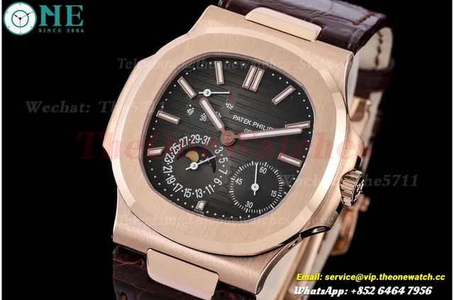 Nautilus 40mm 5712 RG/LE Grey/Stk PPF A240