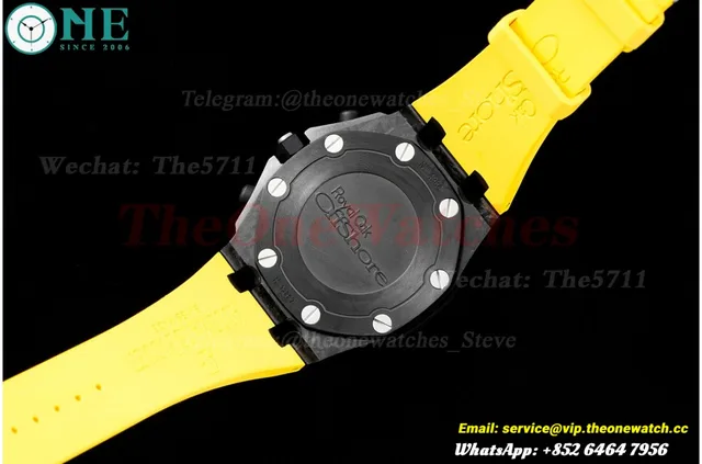 Royal Oak Offshore 42mm Cer/RU Black/Yellow  JJF A7750 — photo 10