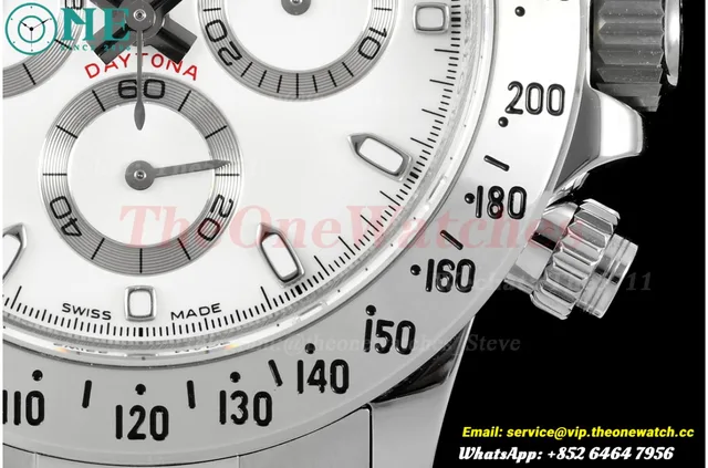 Daytona 116520 40mm SS/SS White Dial UFO UFO.F4130 (Free Sprung) — photo 8