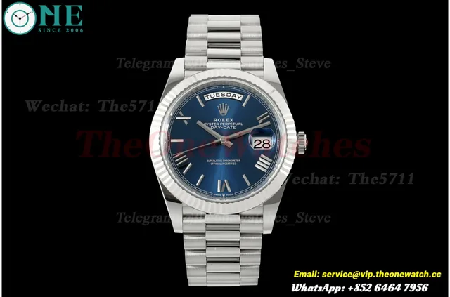 DayDate 228239 40mm SS/SS Blue/Rmn VSF V2 DD3255 (Gain Weight) — photo 4