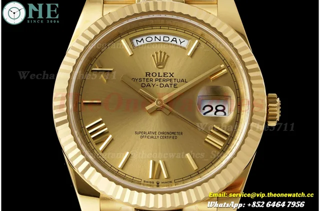 DayDate 228238 40mm YG/YG Gold/Rmn VSF DD3255 Super Clone — photo 2