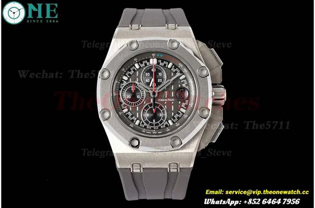 Royal Oak Offshore 44mm Michael Schumacher Ti/RU Grey/Black JJF A3126 — photo 3