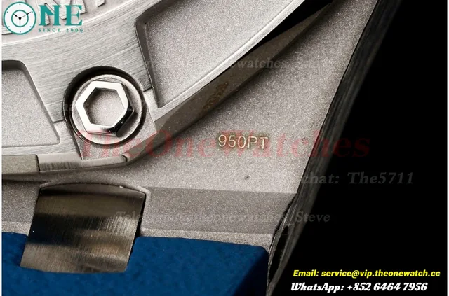 Royal Oak Offshore 44mm Michael Schumacher SS/RU Grey/Blue JJF A3126 — photo 22
