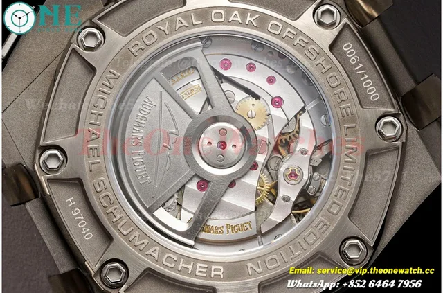 Royal Oak Offshore 44mm Michael Schumacher Ti/RU Grey/Black JJF A3126 — photo 8