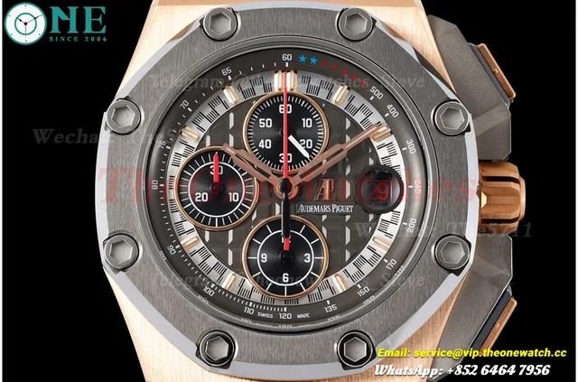 Royal Oak Offshore 44mm Michael Schumacher RG/RU Grey/Black JJF A3126 — photo 2