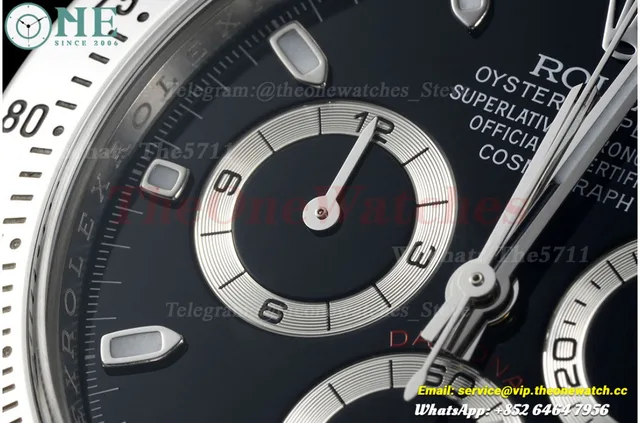 Daytona 116520 40mm SS/SS Black/Stk VF DD4130 — photo 9