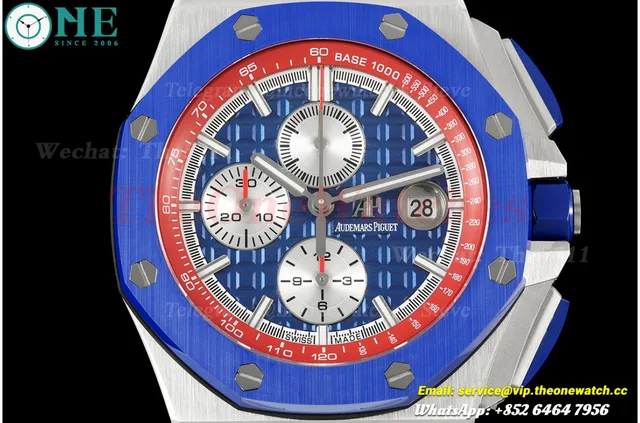 Royal Oak Offshore 26400SO 44mm SS/RU Blue Dial APJF A3126 — photo 2