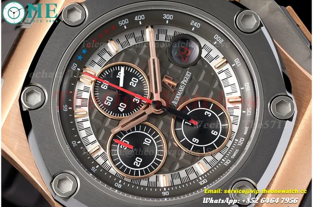 Royal Oak Offshore 44mm Michael Schumacher RG/RU Grey/Black JJF A3126 — photo 4