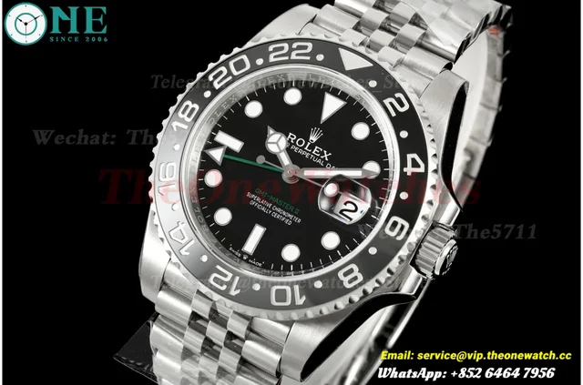 GMT Master II 126710 Bruce Wayne 40mm Jub SS/SS Black Dial VSF DD3285v2