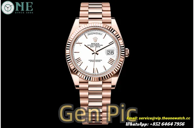 DayDate 228235 40mm RG/RG White/Rmn VSF DD3255 Super Clone