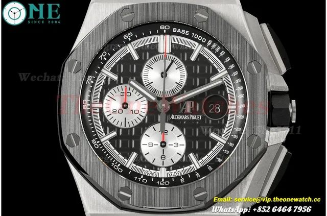 Royal Oak Offshore 26400IO 44mm SS/RU Black Dial APJF A3126 — photo 2