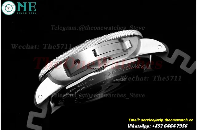 PAM719 Submersible 1950 GMT 47MM TI/RU Blue VSF P9001 — photo 12