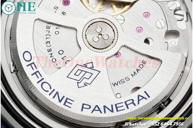 PAM1117 Lum. Marina Auto 44mm TI/NY Blue VSF P9010 — photo 16