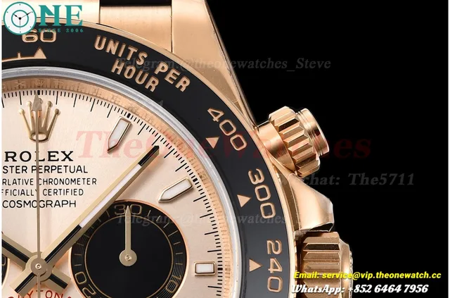 Daytona 126515 40mm RG/RU Champagne/Blk VSF V2 DD4131(Gain Weight) — photo 6
