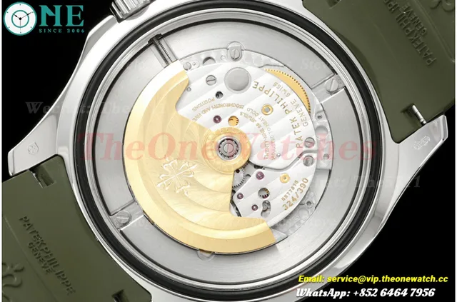 Aquanaut 5168 42mm SS/RU Green Dial BBF DD324 Super Clone — photo 10