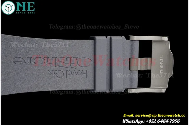Royal Oak Offshore 26405CG 44mm Blue Cer/RU Green Dial APJF A7750 Mod — photo 30
