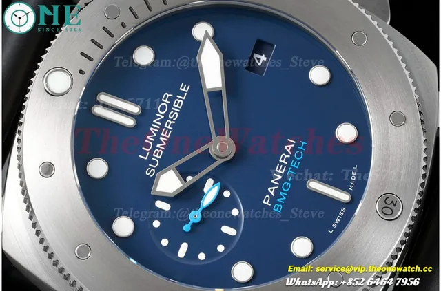 Submersible PAM692 BMG Tech TI/RU Blue 47MM VSF P9010 — photo 4