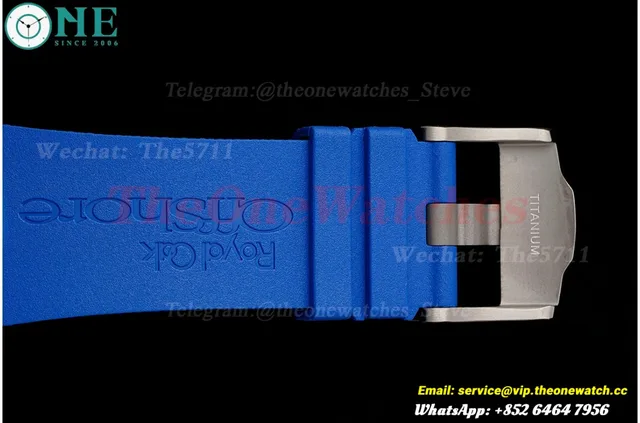 Royal Oak Offshore 26405CE 44mm Black Cer/RU Dark Blue Dial APJF A7750 Mod — photo 26