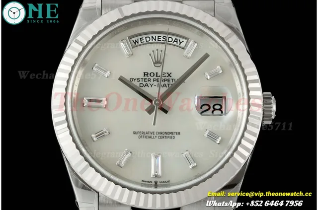 DayDate 228239 40mm SS/SS MOP/Dia VSF V2 DD3255 (Weighted Approx .182g) — photo 2