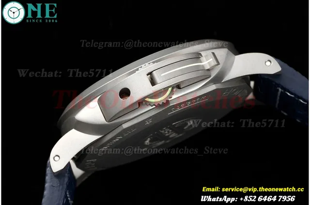 PAM1117 Lum. Marina Auto 44mm TI/NY Blue VSF P9010 — photo 10