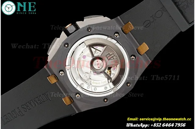 Royal Oak Offshore 26405CE 44mm Cer/RU Glasses Dial APJF A7750 Mod — photo 13