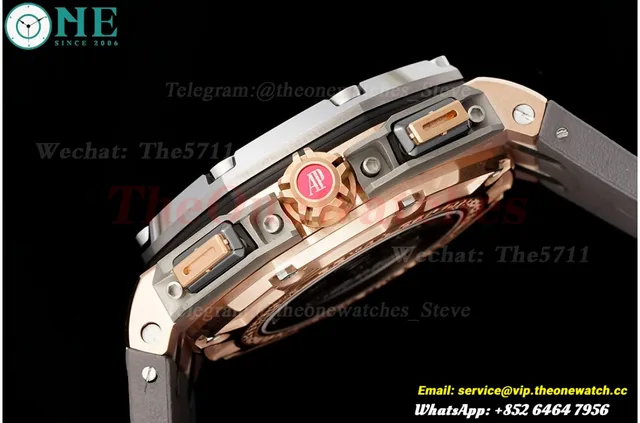 Royal Oak Offshore 44mm Michael Schumacher RG/RU Grey/Black JJF A3126 — photo 7