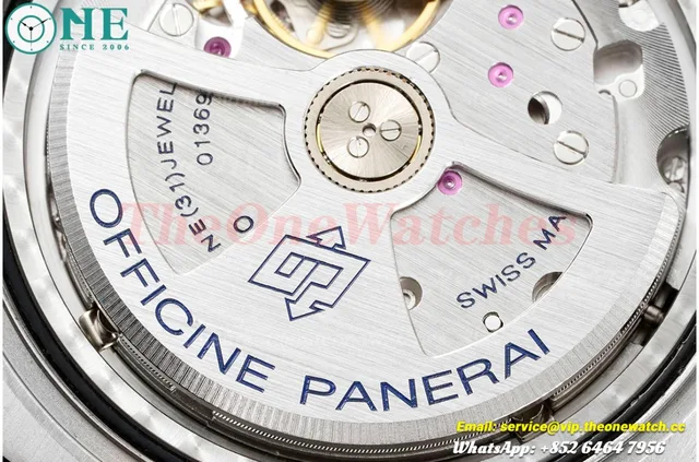 PAM1312 Lum. Marina Auto 44mm Black SS/LE VSF P9010 — photo 16