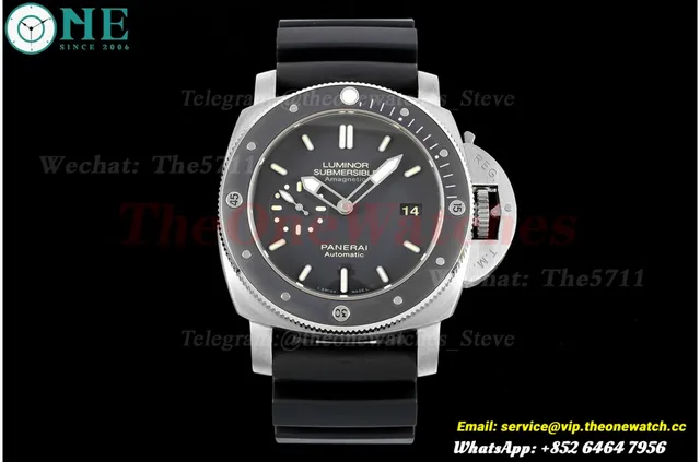 PAM389 Submersible AMag TI/RU 47MM Black VSF V3 Mod.P9000 — photo 4