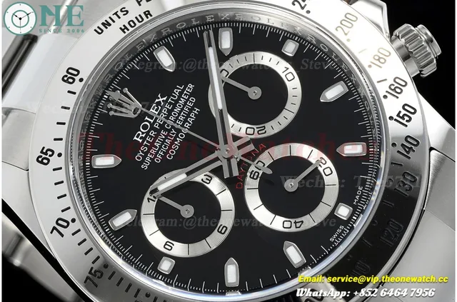 Daytona 116520 40mm SS/SS Black/Stk VF DD4130 — photo 3
