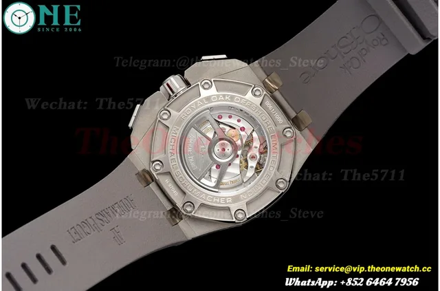 Royal Oak Offshore 44mm Michael Schumacher Ti/RU Grey/Black JJF A3126 — photo 7