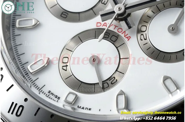 Daytona 116520 40mm SS/SS White/Stk VF DD4130 — photo 10