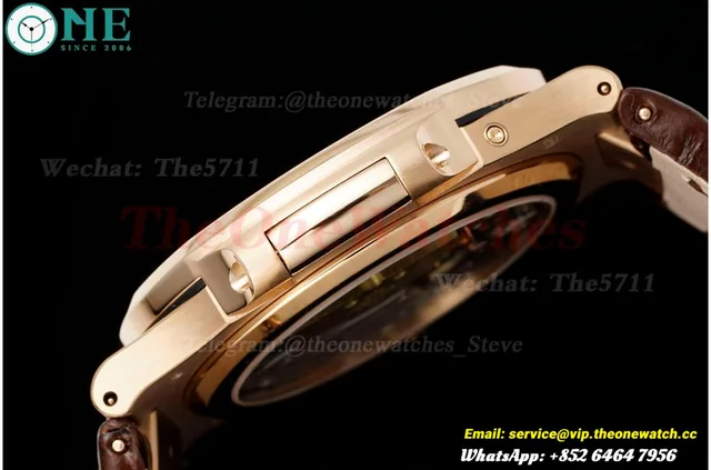 Nautilus 40mm 5712 RG/LE Brown/Stk PPF A240 Super Clone — photo 7