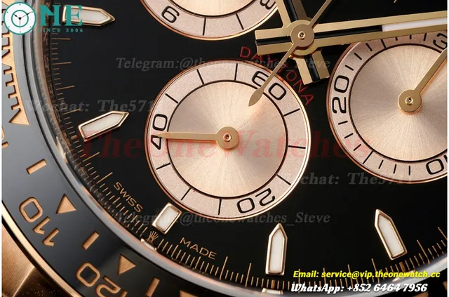 Daytona 126515 40mm RG/RU Black/Stk VSF V2 DD4131(Gain Weight) — photo 10
