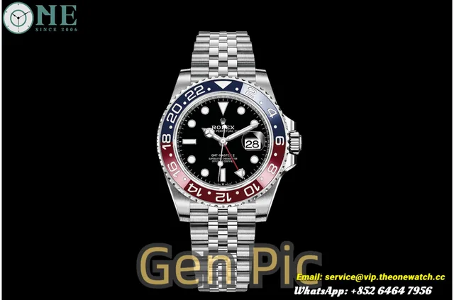 GMT Master II 126710 Pepsi 40mm Jub SS/SS Black Dial VSF V3 DD3285v2